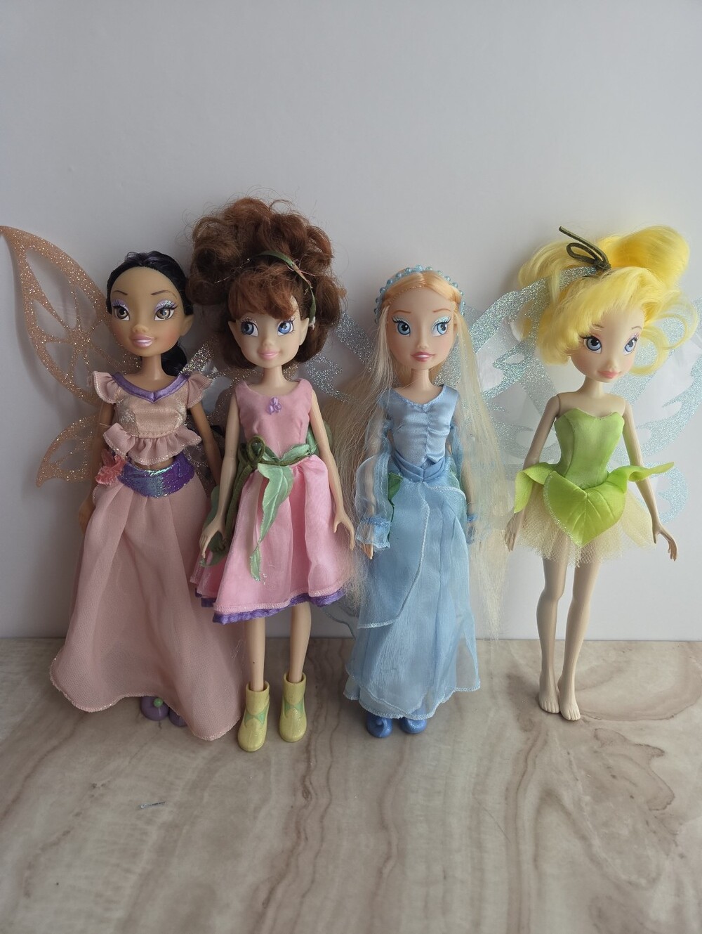 Disney Store Exclusive Fairies Fira, Rani, Tinkerbell, And Prilla